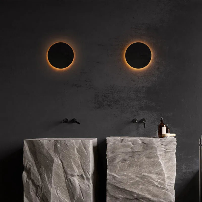 Wandleuchte Modern Schwarz Außen LED Lampe