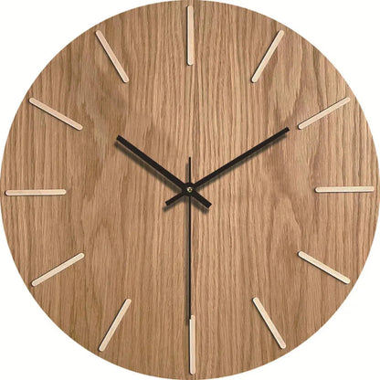 Garduru - Minimalistische Holz-Wanduhr Für Modernes Wohndesign