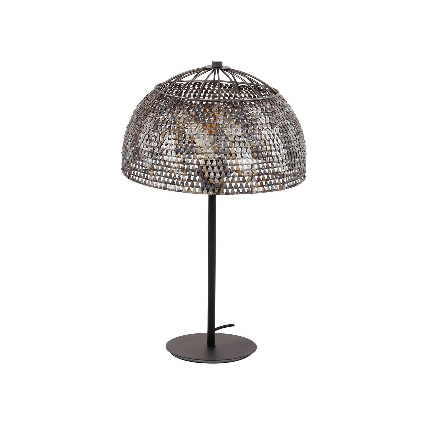 Garduru - Elegante schwarze und braune Designer-Tischlampe für moderne Innenräume