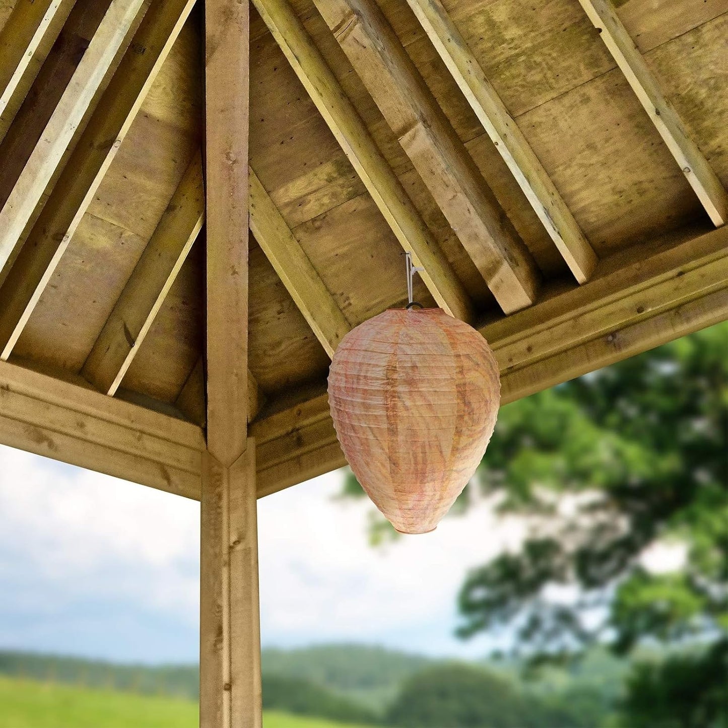 Wespennest Abwehr Lampe – Hängendes Schutznetz gegen Wespen und Insekten