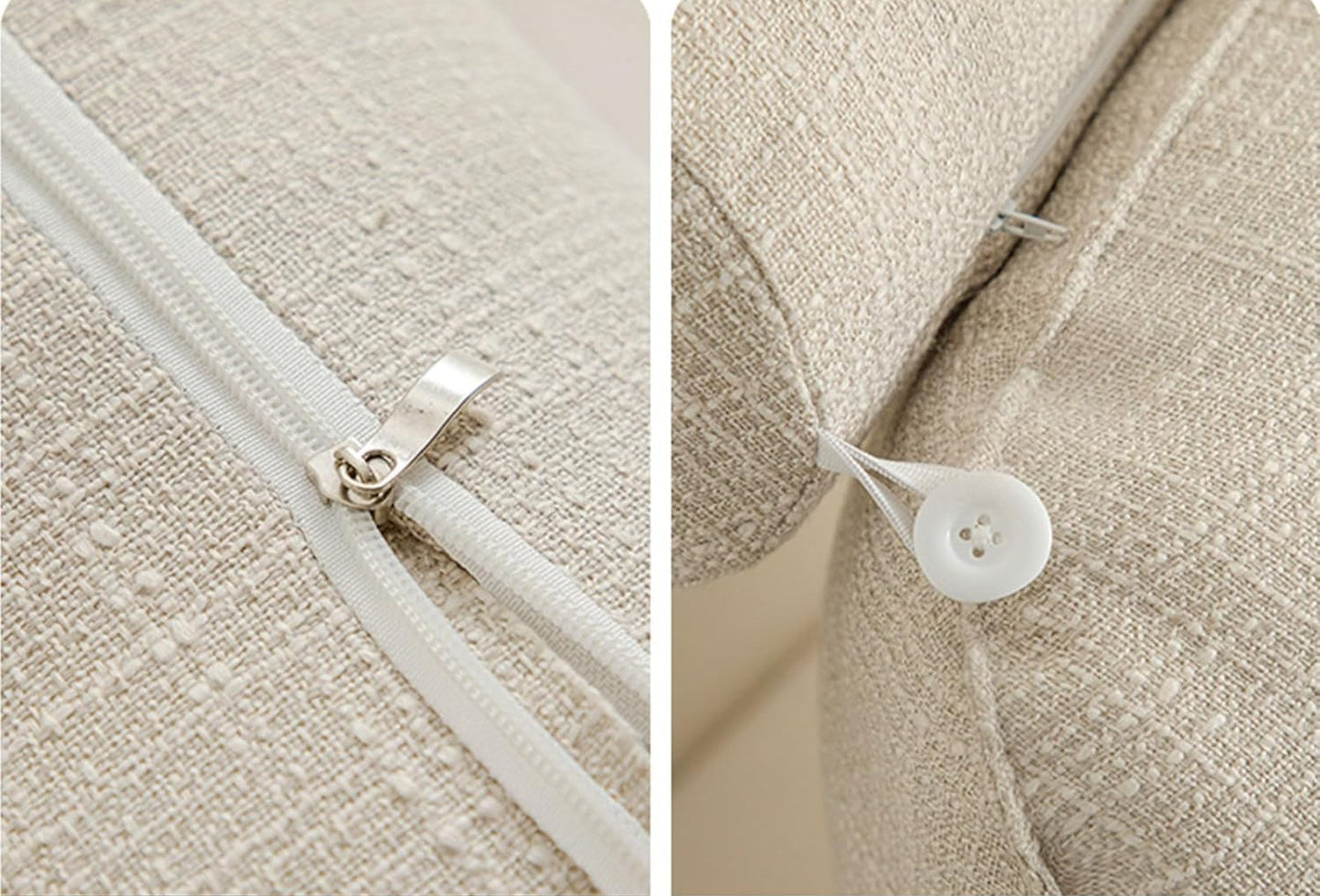 Deluxe Rückenstütz-Kissen – Ergonomische Unterstützung mit verstellbarem Kopfteil & waschbarem Bezug