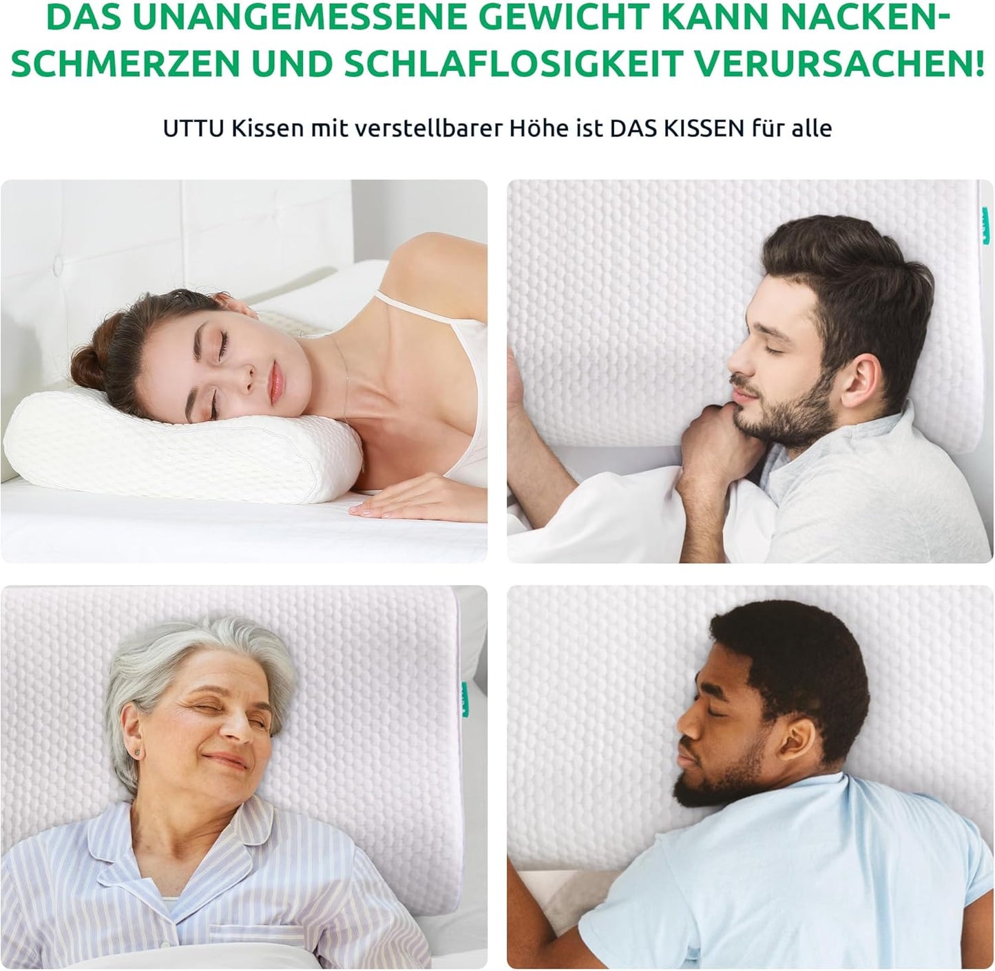 Ergonomisches Orthopädisches Nackenkissen