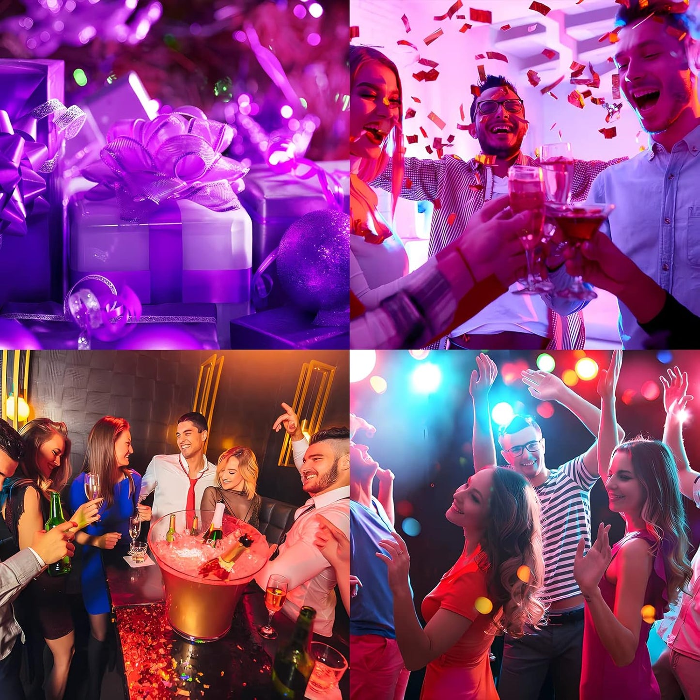 RoyaleGlow Unterwasser LED Poollichter 10 Lampen Set