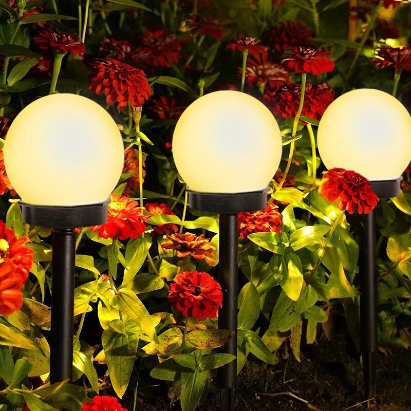 Solar-LED-Gartenbeleuchtung betrieben mit Solarenergie für Außenbereiche