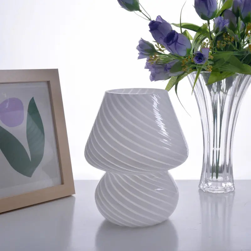 Einzigartige farbwechselnde Murano-Pilzlampe aus Glas | Muranoglow