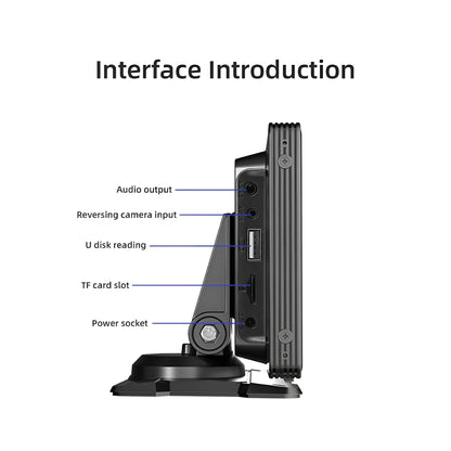 Tragbares kabelloses Carplay-Bildschirm-Stereo 10,3 Zoll HD