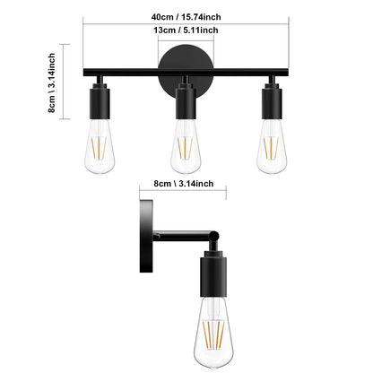 Vintage Wandlampe Badezimmer Spiegel Lampe Moderne Wandbeleuchtung Innen