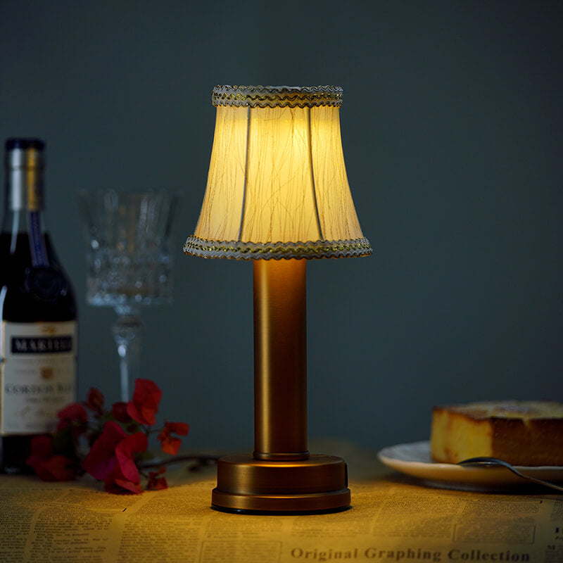 Garduru - LED kabellos Silk Metall Tischlampe | 50% RABATT