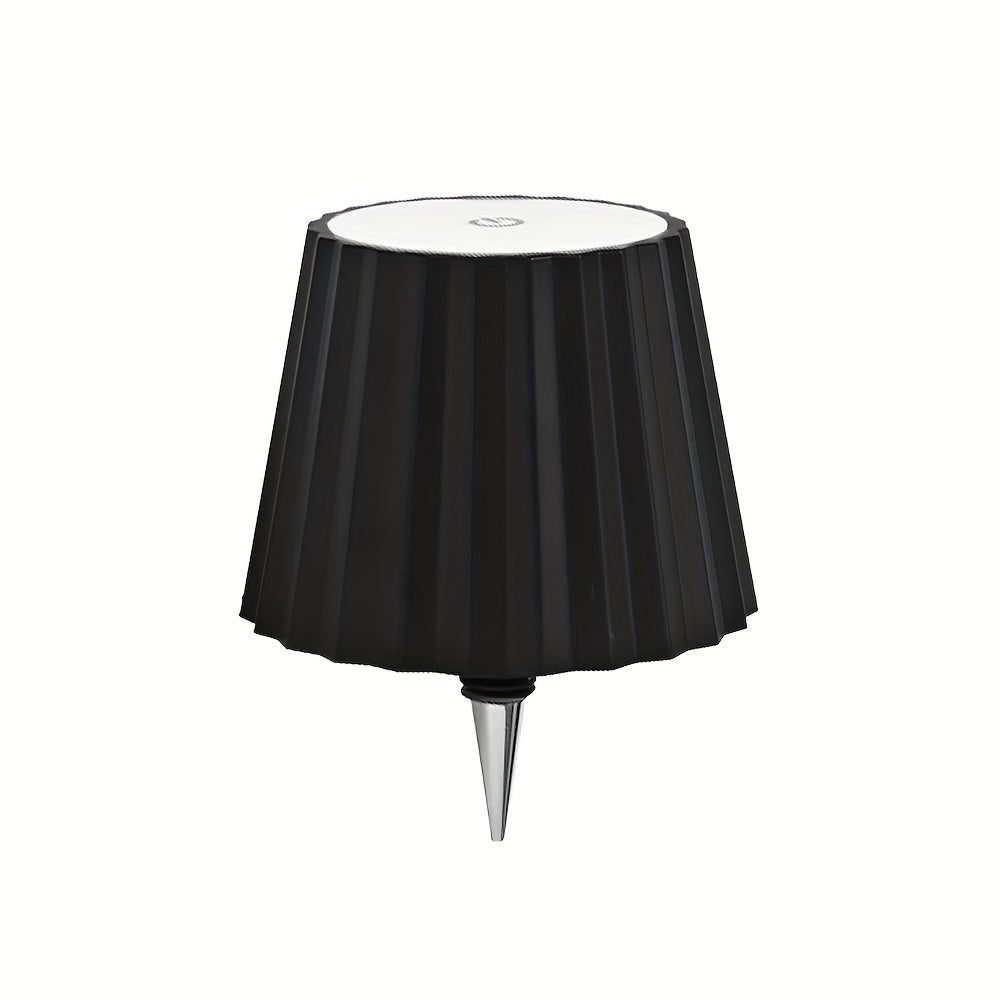 Gestreifte kabellose Flaschenlampe