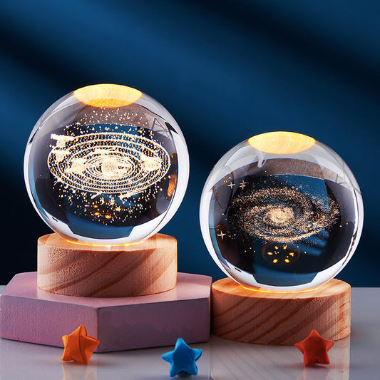 3D Kristall Nachtlicht Lampe für Dekoration - Magischer 3D Effekt