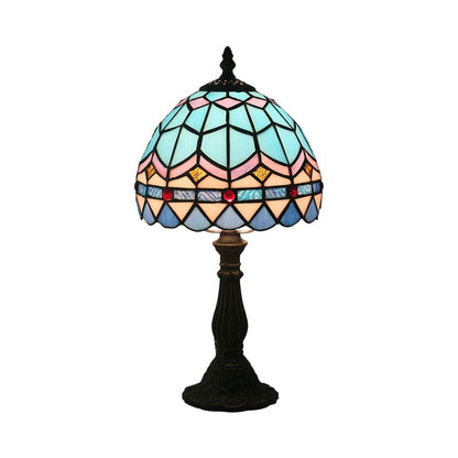 LichtBries – Tiffany-Lampe Aus Buntglas Mit Lotlinien