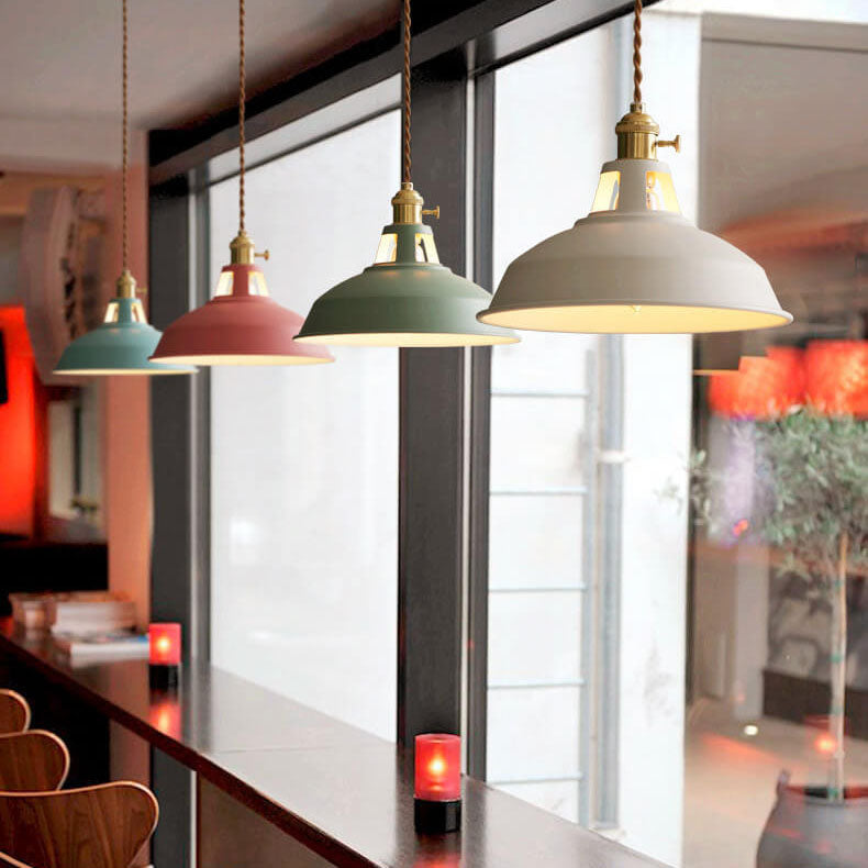 Pendelleuchte Industrielle Metall Bunte Deckenlampe