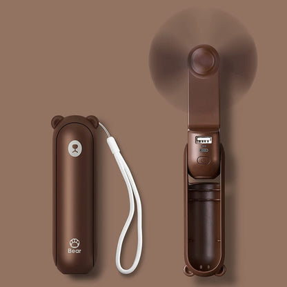 Garduru | Tragbarer Mini-Ventilator + Powerbank + Taschenlampe + USB in 1 GADGET