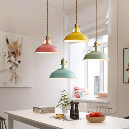 Pendelleuchte Industrielle Metall Bunte Deckenlampe