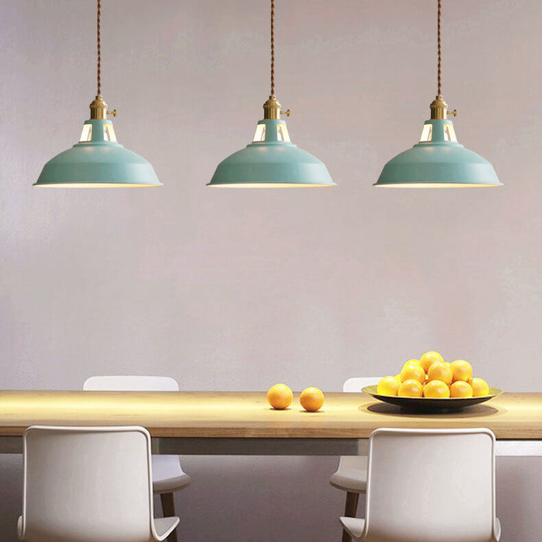 Pendelleuchte Industrielle Metall Bunte Deckenlampe