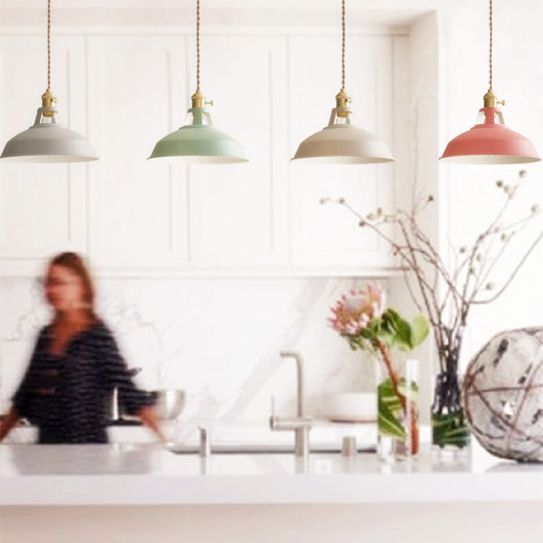 Pendelleuchte Industrielle Metall Bunte Deckenlampe