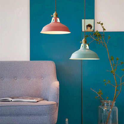 Pendelleuchte Industrielle Metall Bunte Deckenlampe