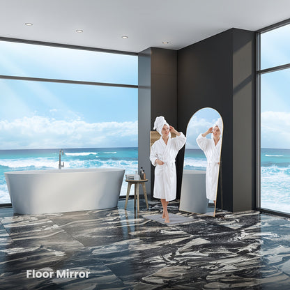 Bogenförmiger Spiegel Voll Länge 64"x21"