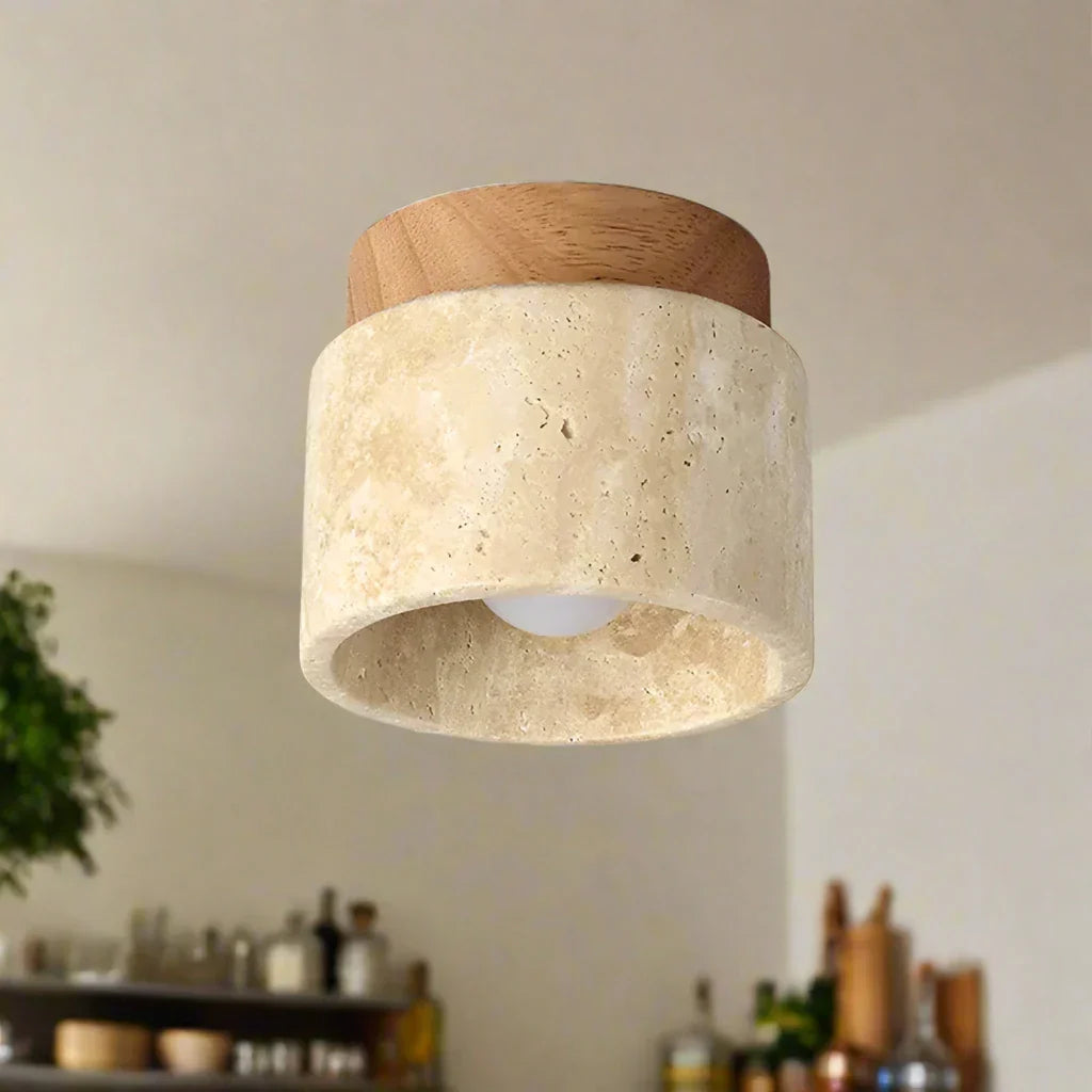 Garduru Kreativ-Deckenlampe im Creme-Stil