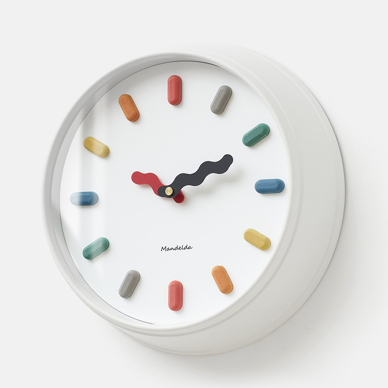 3D Nordische Wanduhr – Lautloses Uhrwerk, Umweltfreundliches Design, 33 cm für Moderne Wohnzimmer
