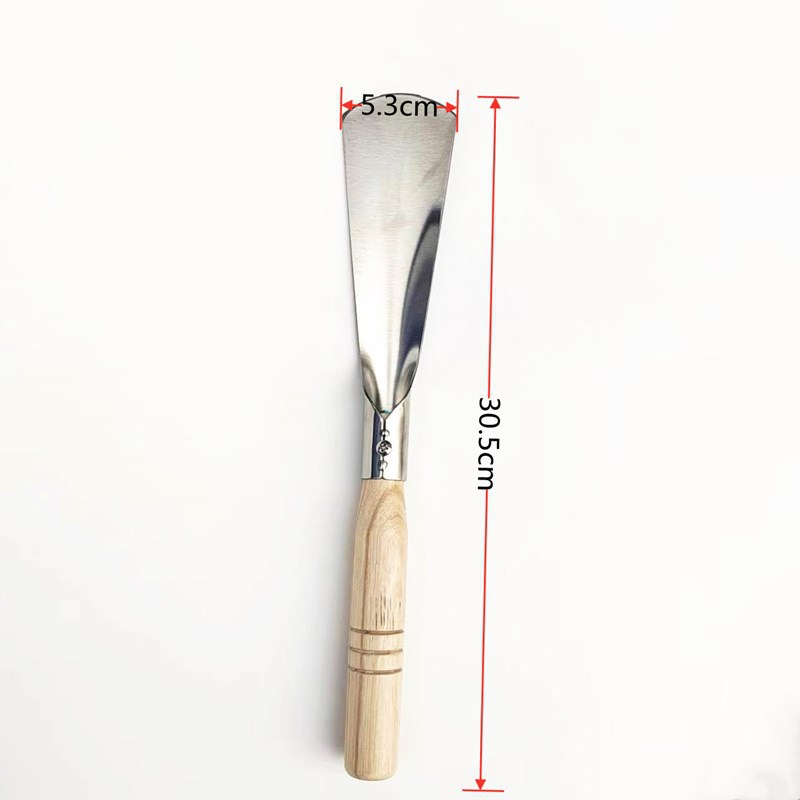 Edelstahl-Unkrautstecher mit Holzgriffen für den Gartenbau