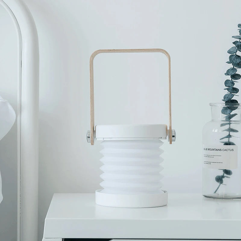 Garduru™ Kreative Teleskoplampe aus Holz