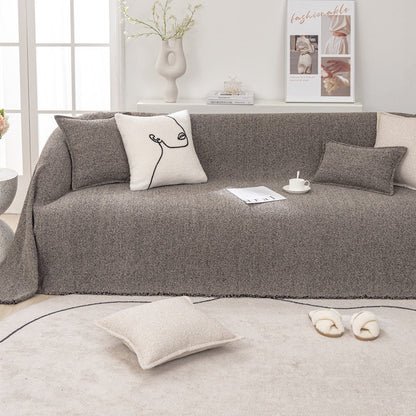 Loop Garn Leinenstoff Sofa/Couch Wurfdecke