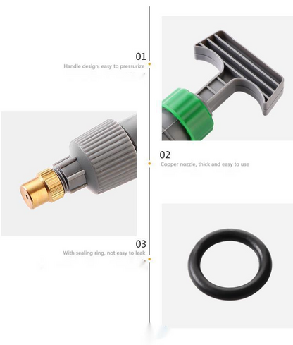 Universelle Flaschen-Gartenspritze mit Hochdruckdüse – Für Pflanzenbewässerung und Reinigung