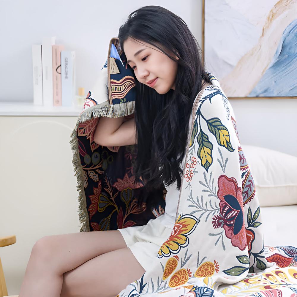 Wendbares Gartenblüte Badetuch