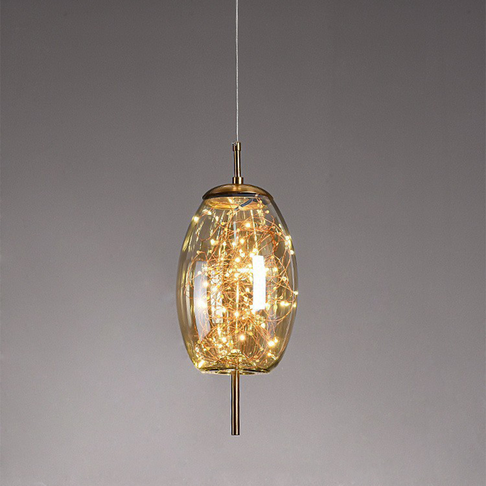 Pendelleuchte Glas Moderne LED Deckenleuchte