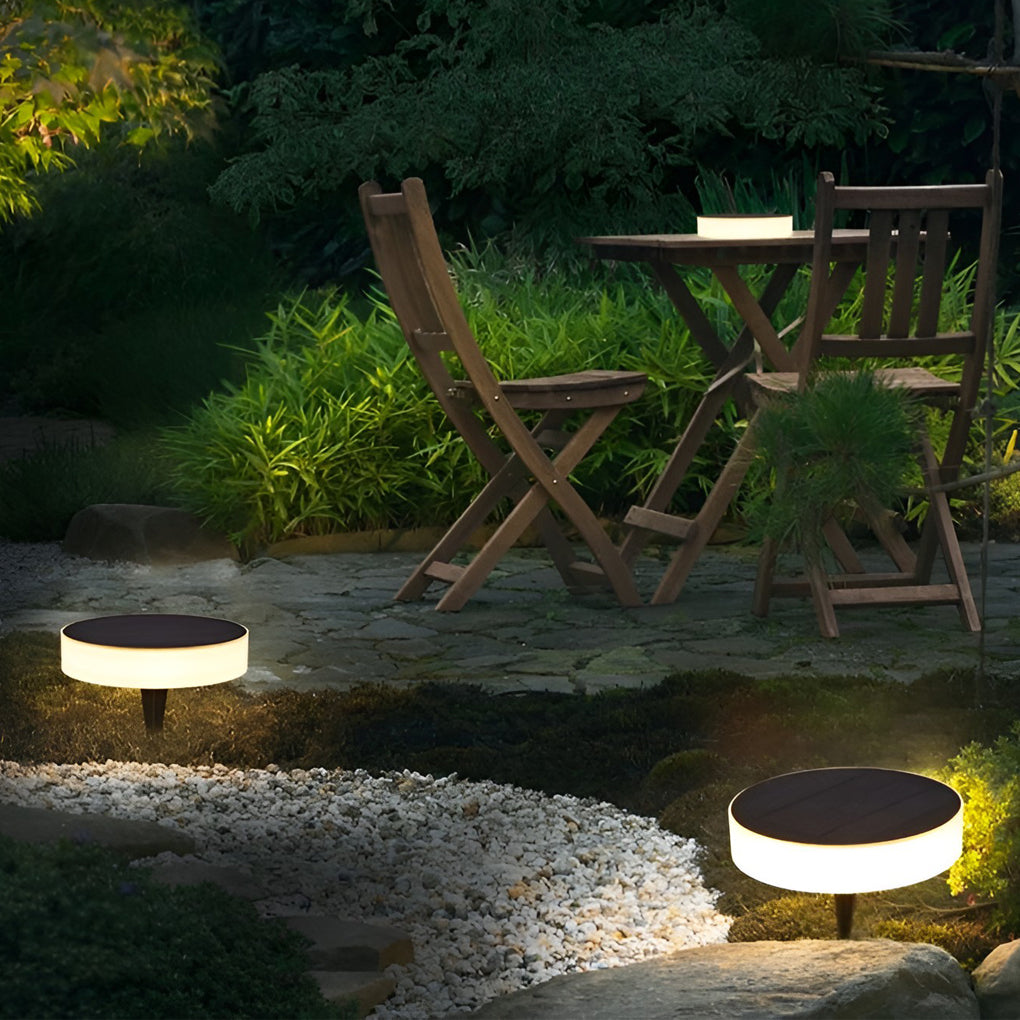 Solarbetriebene LED-Gartenlichter Bodenplatten