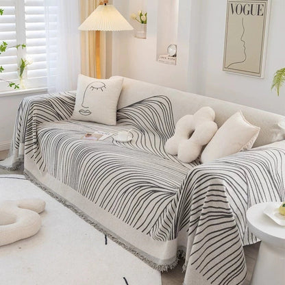 Calista Wave Chenille Sofabezug