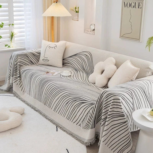 Calista Wave Chenille Sofabezug