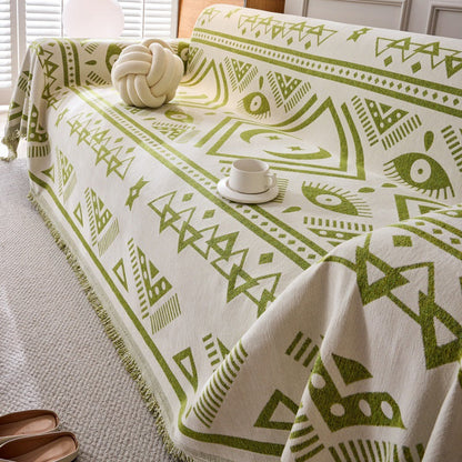 Bohemian Space Geometrischer Sofa-/Couchbezug