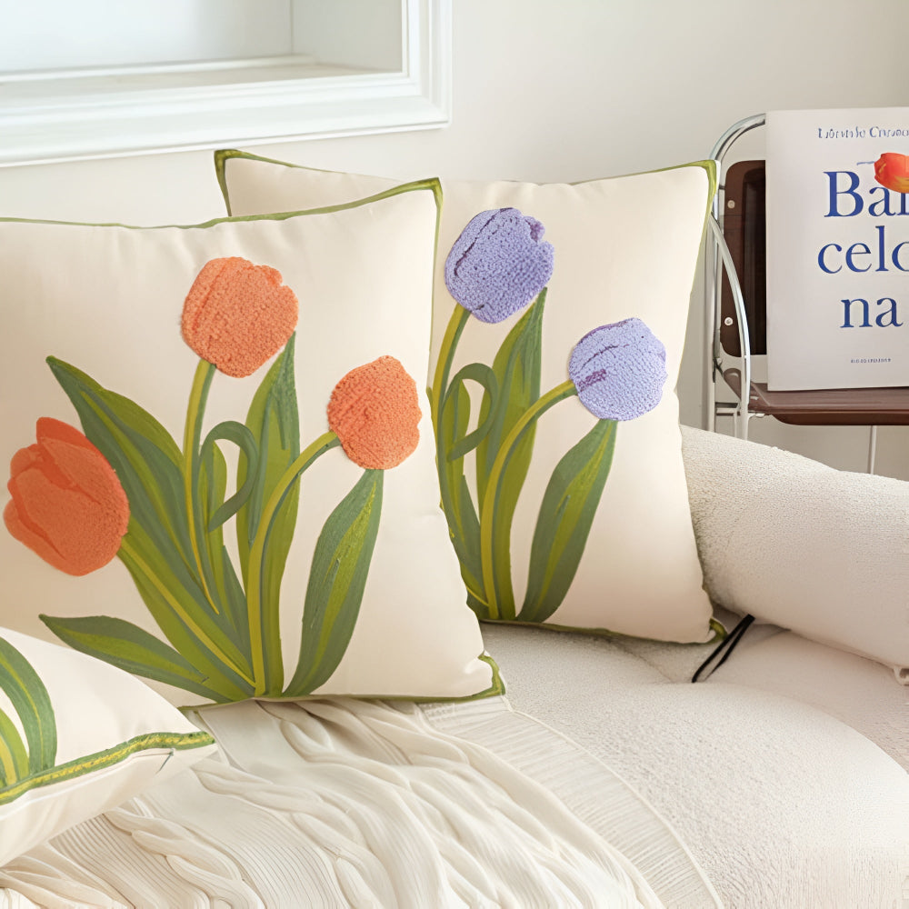 Blooming Tulpe Kissenbezug