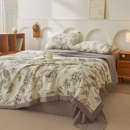 Weiche Baumwoll-Gaze Wendeblanket