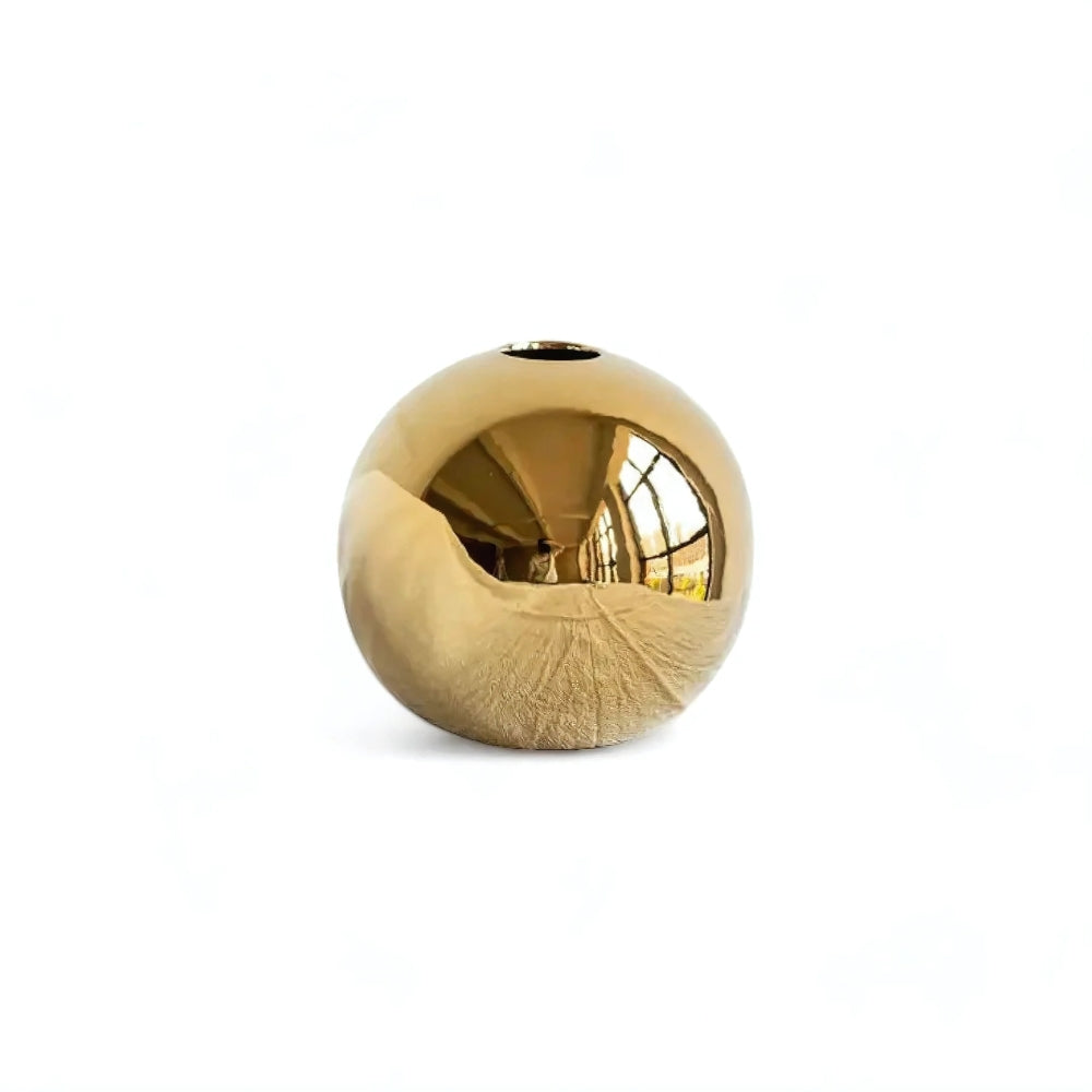 Opulente Goldene Ballvase Kollektion