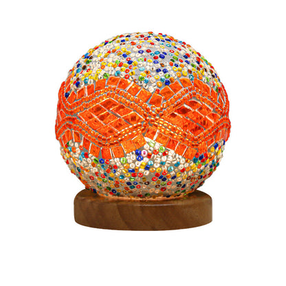 Mosaik Tischlampe Dimmbar Elegantes Design für Wohn- und Büroschmuck