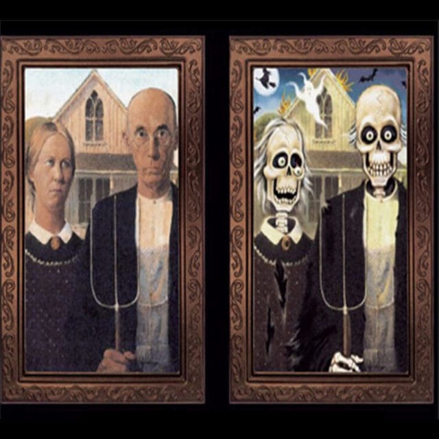 3D Halloween Gesicht Verändernde Geist Porträt