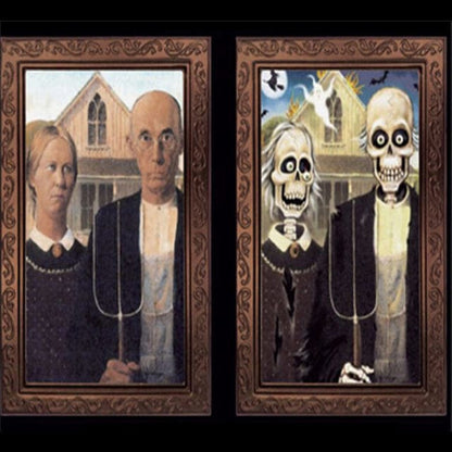 3D Halloween Gesicht Verändernde Geist Porträt