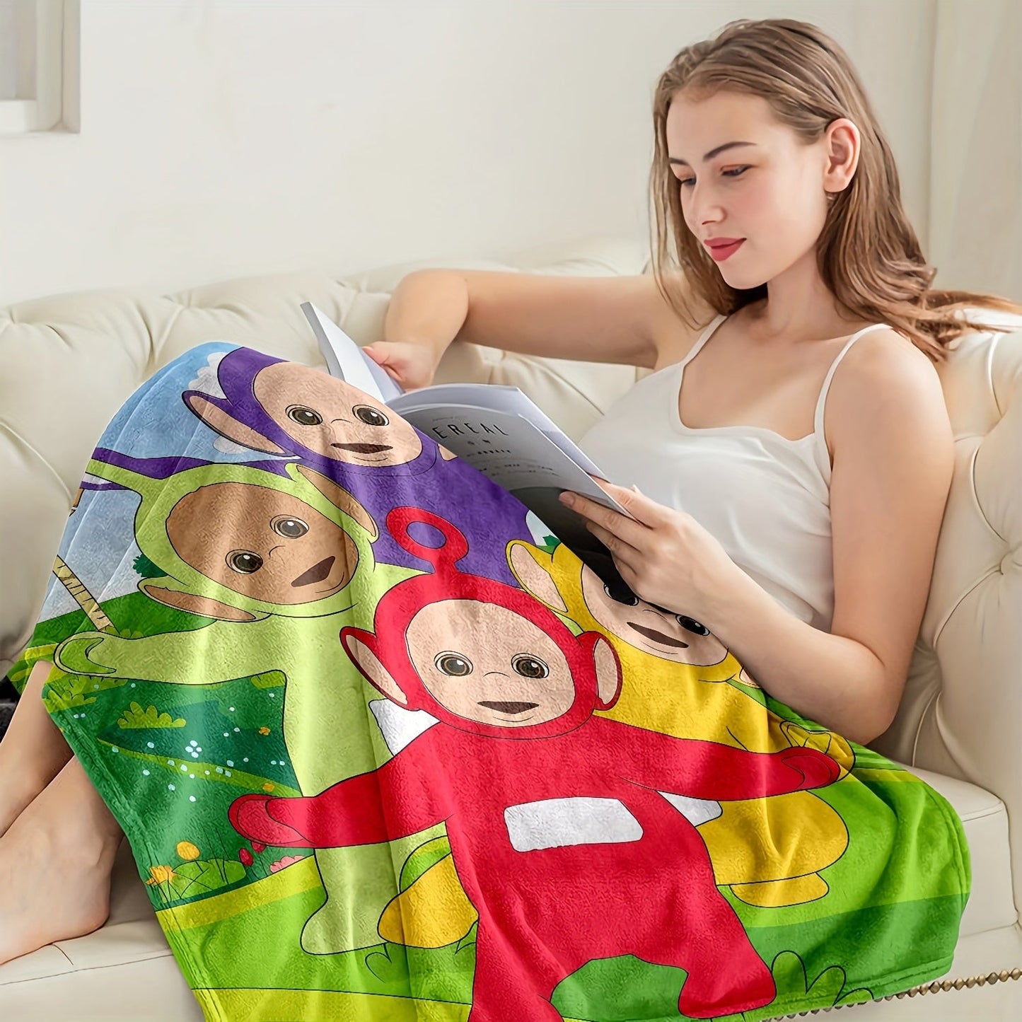 Teletubbies Decke – Für Kinder, Weich und Vielseitig