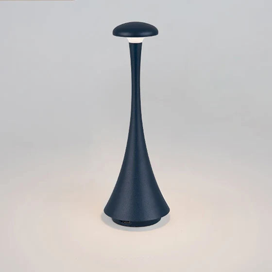 Garduru - Moderne Paddenstoel Tischlampe mit Touch-Control & USB-Aufladung