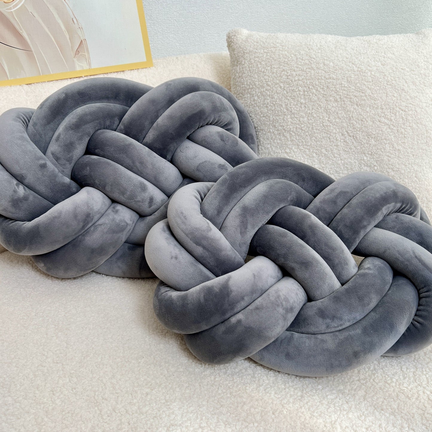 Garduru Set Plüsch Ballkissen – Weiche Deko für Bett & Sofa