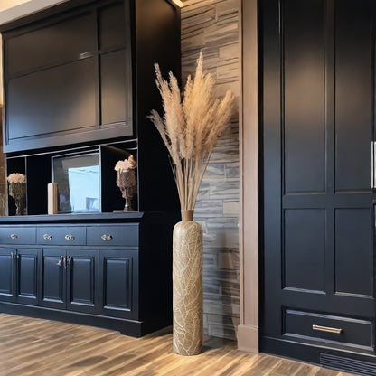 BlattSilber Vase – Für eine Natürliche und Elegante Note