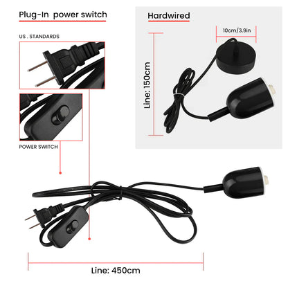 Bauhaus Glas Pendelleuchte – moderne geometrische Hängeleuchte für Küche und künstlerische Innenräume, höhenverstellbar, mehrere Farben