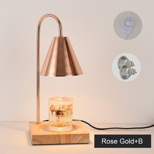 Tischlampe schmelzende Kerzen