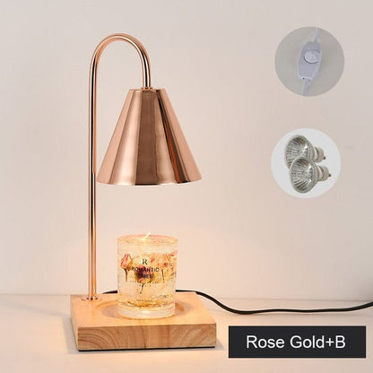Tischlampe schmelzende Kerzen