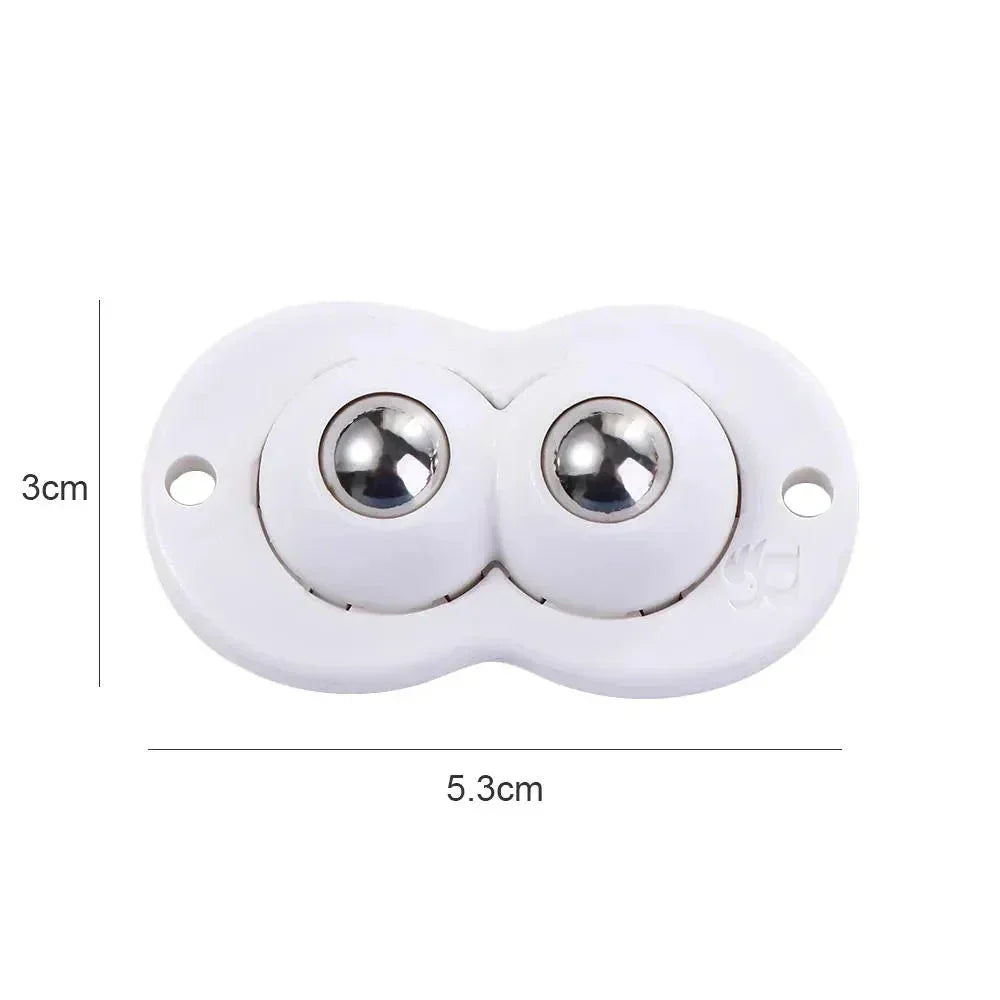 Selbstklebende Universalmöbelrollen (4er-Pack)