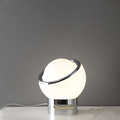 OpalGlow – Minimalistische Bauhaus Tischlampe mit elegantem Opalglanz