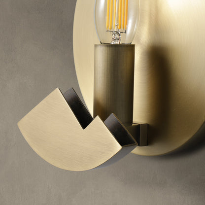 Wandlampe LED Nordic Minimalistisch - Lampe aus Marmor und Messing mit Dimmer